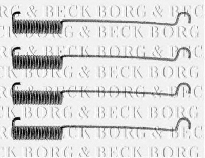 BORG & BECK bbk6094 -  Комплектующие, колодки дискового тормоза